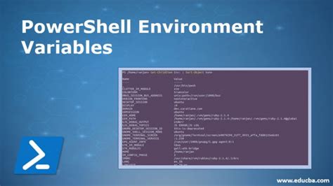 Image result for PowerShell Environment Variables