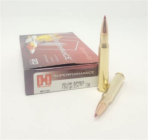 Hornady 30-06 Ammunition Superformance H81124 150 Grain Copper Alloy ...