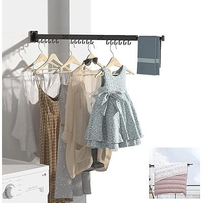 PLKO Retractable Clothes Drying Rack,Wall Mounted India | Ubuy