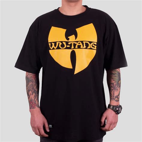 Wu-Wear Wu-Tang Clan Logo T-shirt Black - Ghettoblaster