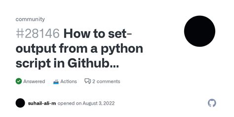 Image result for GitHub Workflow Run a Python Script