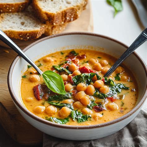 Easy Tuscan Chickpea Soup Recipe