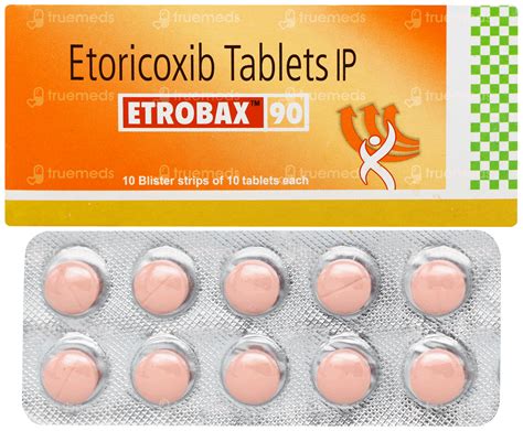 Etrobax 90 Tablet 10: Uses, Side Effects, Price & Substitutes