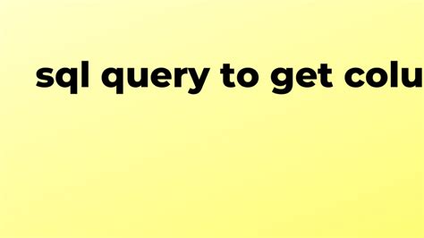 Image result for SQL Query Types