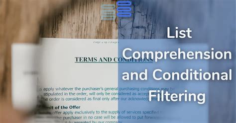 Image result for Python List Comprehension If Condition