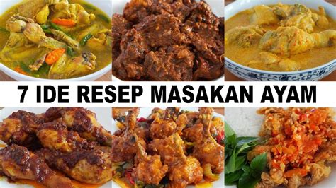 masakan jenis ayam