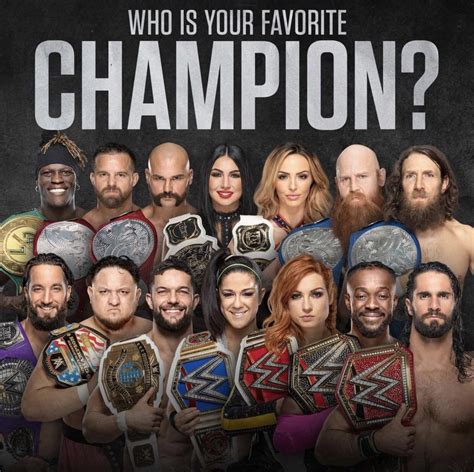 Current Wwe Champions