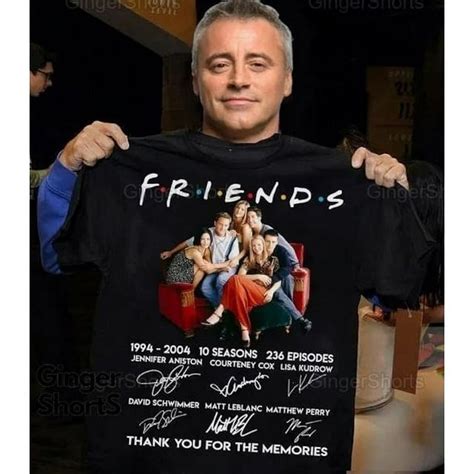Friends TV Show Shirt, Friends Thank You For The Memories T-Shirt ...