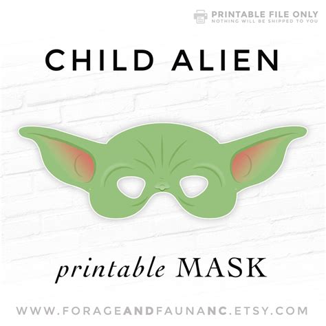 Alien Mask Printable 的图像结果