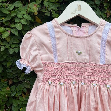 Charming Smocked Dress with Puffy Frills – Tara Baby Shop