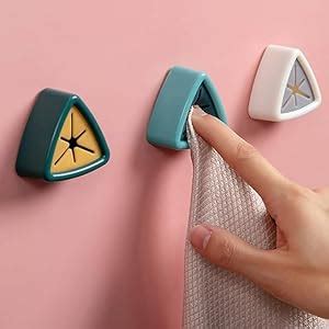 Aroja Kitchen Towel Plug Hooks Holder Wall Mounted Punch Free Opening ...