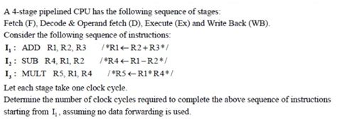 CO & Architecture: Gateforum Test Series: CO & Architecture - Pipelining