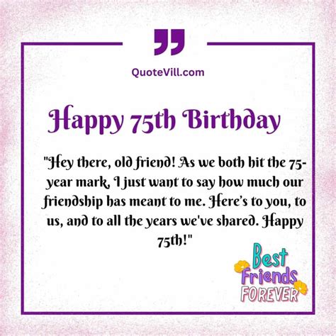 100 Best Happy 75th Birthday Wishes For Dearest One