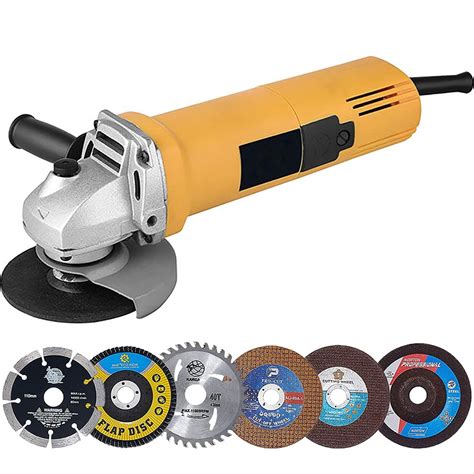 850W 220V 50/60HZ 100mm angle grinder machine With 6 Pieces Wheels ...