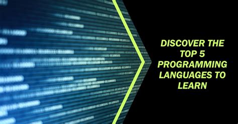 Top 5 Programming Languages 的图像结果