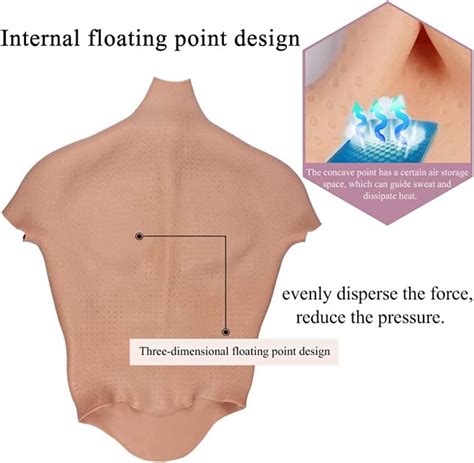 RIYAFA Realistic Fake Muscle Silicone Male Chest Half Body India | Ubuy