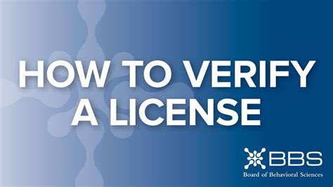 Board - To verify the status of a licensee or registrant and check for ...