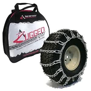 The ROP Shop New Pair 2 Link TIRE Chains 23x10.50-12 for John Deere ...