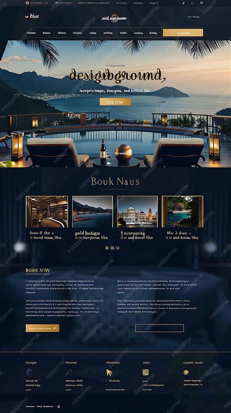 Bold layout web with large typography effect modern website autumn ...