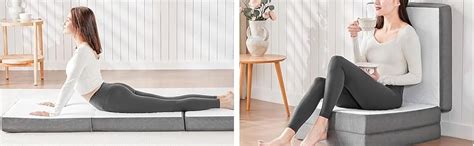 MOLIRA Foldable Mattress Single Bed, Premium High Resilience Foam ...