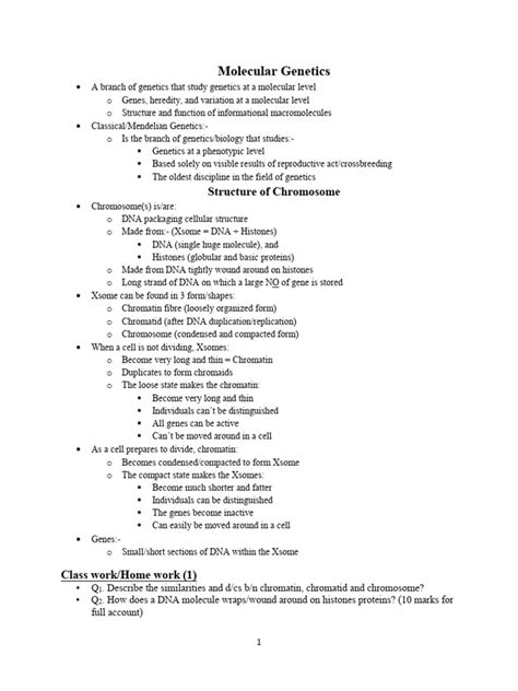 Image result for Genetics Grade 12 Notes PDF Download