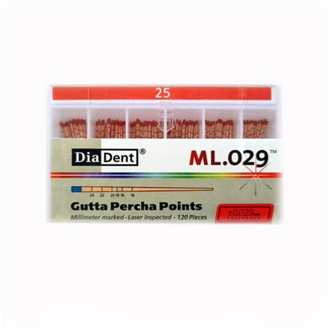 Diadent Gutta Percha Point 2% Dental Endodontic Obturation measuring a ...