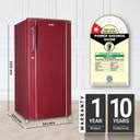 Haier 165 L Direct Cool Single Door 1 Star Refrigerator with DEFT ...
