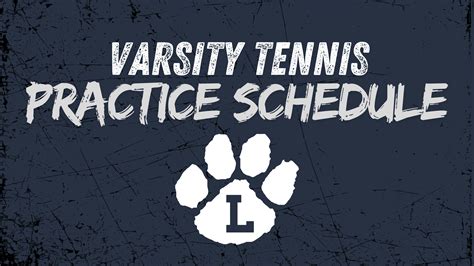 2026 Varsity Tennis Practice Schedule - Loyola Athletics