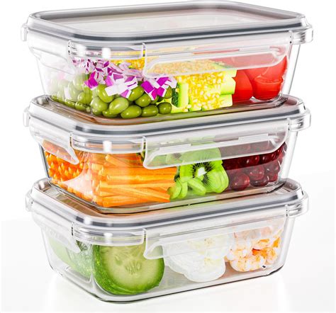 Amazon.com: Round Meal Prep Containers With Lids - 16 OZ Reusable Food ...