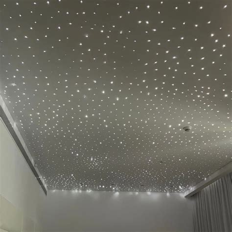 Stretch ceiling with fiber optic stars supply with installation in uae ...