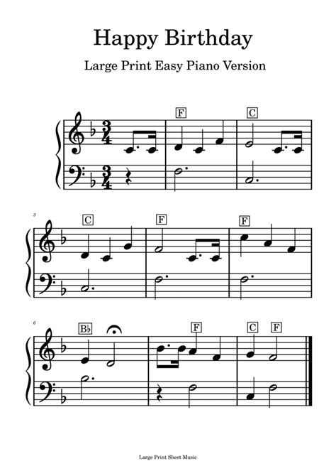 Free Printable Music Happy Birthday