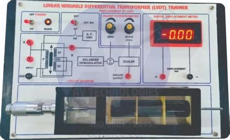 Instrumentation Lab - LVDT Trainer Kit Manufacturer from Ambala