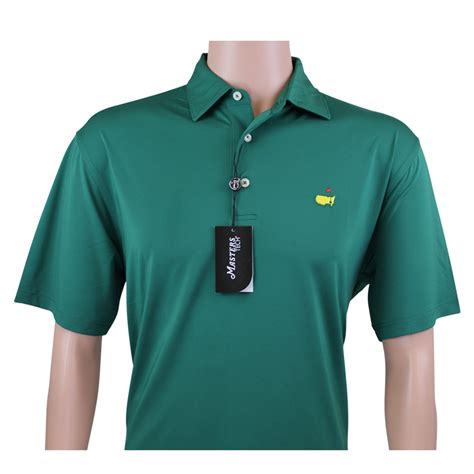 Masters Green Performance Tech Golf Shirt Polo