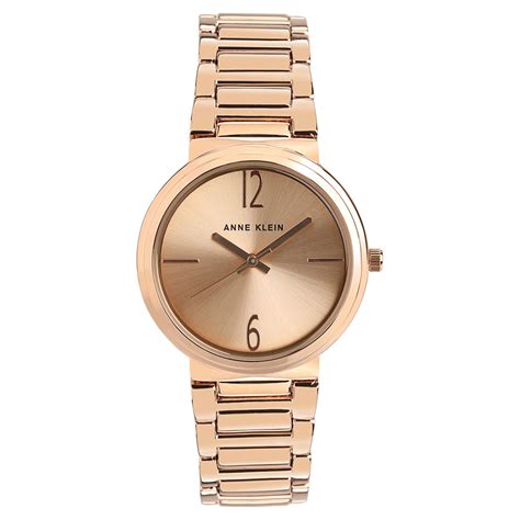 Buy Online Anne Klein Quartz Analog Rose Gold Dial Metal Strap Watch ...