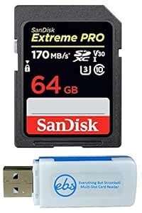 SanDisk 64GB Extreme Pro Memory Card works with Sony Alpha A9, A6000 ...