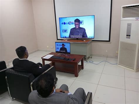 Minister of Industry Trade and Investment addressed the 17th CII-EXIM ...