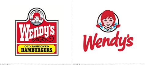 Old & New Wendy's Logo | Logo redesign, Wendys logo, Popular logos