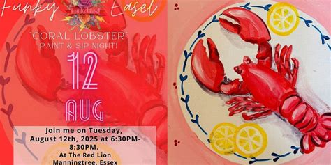 The Funky Easel Sip & Paint Party: Manningtree Red Lion, 42 South ...