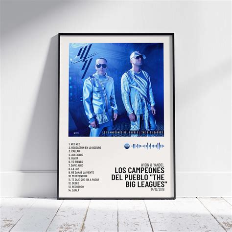 Los Campeones del Pueblo The Big Leagues - Poster digital Wisin ...