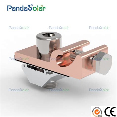 PV Mounting System Aluminum Conductive Accessory SUS304 Solar Ground Lug - Solar Ground Lug and ...