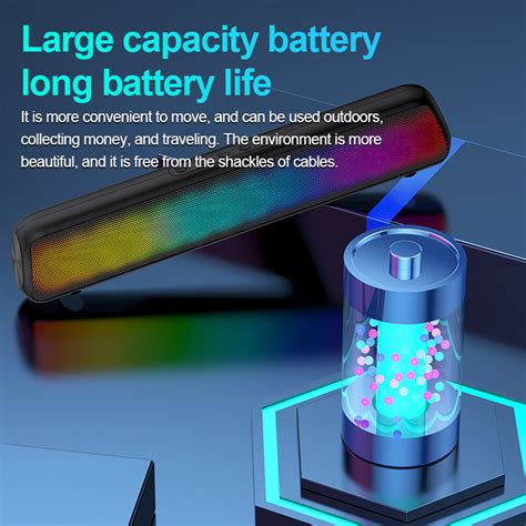 Buy Bluetooth 5.0 Speakers RGB Desktop Computer PC Laptop Sound Bar USB ...