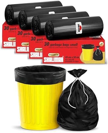 PRAKRUTIK Garbage Bags Biodegradable, Green,(Medium) Size (48Cmx56Cm ...