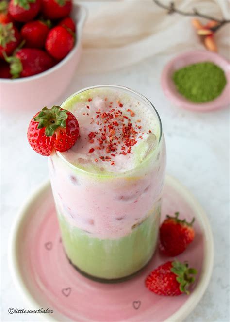 Strawberry Protein Cold Foam - Little Sweet Baker