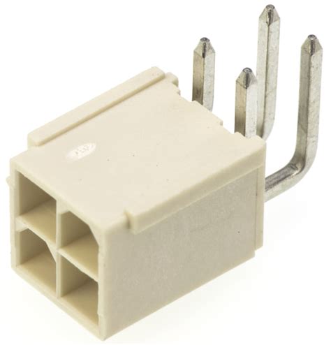 87427-0402 Molex | Molex Mini-Fit Jr Series Right Angle Through Hole ...