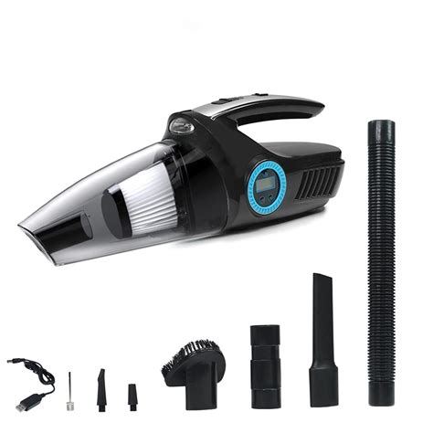 WOUWON 2-in-1 Portable car Vacuum Cleaner with air Compression Pump, DC ...