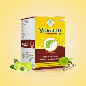 Mantra Ayurveda Yakrit 01 LFT Capsule | Suitable for Liver Disorders ...