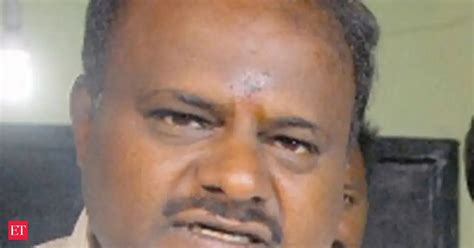 Former Karnataka CM says the state has water shortage - The Economic Times