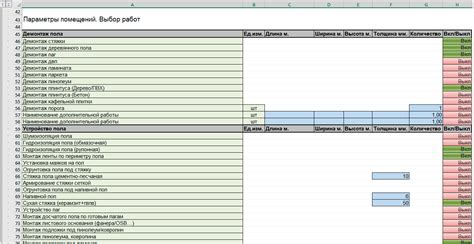 смета ремонта квартиры образец в excel