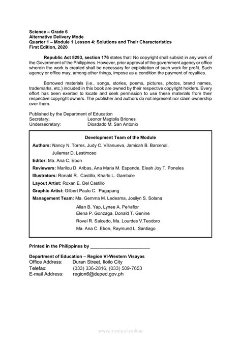 Image result for Grade 6 Module 1 Lesson 1 Homework