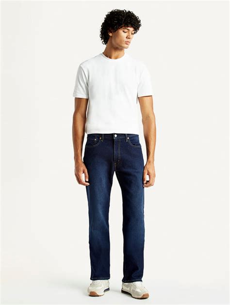 Men's 555 Dark Indigo Relaxed Straight Fit Mid Rise Jeans – Levis India ...